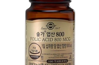 솔가 엽산 800 100정 임산부 영양제